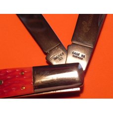 1989 Case xx Tested Centennial 5” Daddy Barlow MDL# R6243 SS w/ Red Derlin Handles -Excellent Cond 1989 Case xx Tested Centennial 5” Daddy Barlow MDL# R6243 SS w/ Red Derlin Handles -Excellent Cond