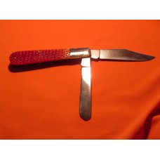 1989 Case xx Tested Centennial 5” Daddy Barlow MDL# R6243 SS w/ Red Derlin Handles -Excellent Cond 1989 Case xx Tested Centennial 5” Daddy Barlow MDL# R6243 SS w/ Red Derlin Handles -Excellent Cond