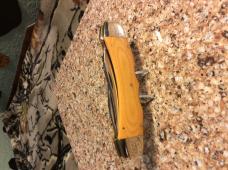 1980 Case XX Micarta Texas Lockhorn SSP Knife. New. 1980 Case XX Micarta Texas Lockhorn SSP Knife. New.