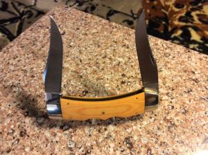 1980 Case XX Micarta Texas Lockhorn SSP Knife. New.