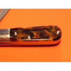 J A Henckels 3 Blade "Hand Forged" Barlow (HK-26-T) with Unusual Faux Multi Brown Tone Handles -NOS J A Henckels 3 Blade "Hand Forged" Barlow (HK-26-T) with Unusual Faux Multi Brown Tone Handles -NOS