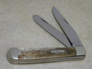Case XX Bradford PA USA 1993 Appaloosa Bone A6254 SS Stockman Knife