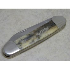 Case XX Bradford PA USA 1993 Appaloosa Bone A62131 SS Canoe Knife Case XX Bradford PA USA 1993 Appaloosa Bone A62131 SS Canoe Knife