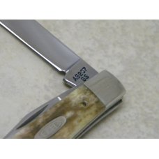 Case XX Bradford PA USA 1993 Appaloosa Bone A6207 SS Mini Trapper Knife Case XX Bradford PA USA 1993 Appaloosa Bone A6207 SS Mini Trapper Knife
