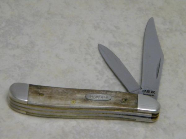 Case XX Bradford PA USA 1993 Appaloosa Bone A6220 SS Peanut Knife Case XX Bradford PA USA 1993 Appaloosa Bone A6220 SS Peanut Knife