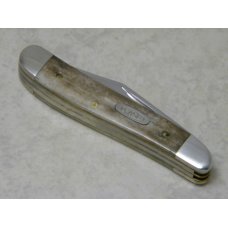 Case XX Bradford PA USA 1993 Appaloosa Bone A6220 SS Peanut Knife Case XX Bradford PA USA 1993 Appaloosa Bone A6220 SS Peanut Knife