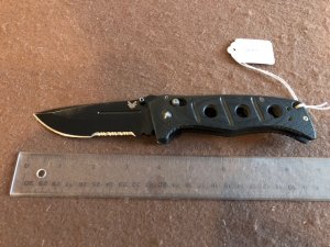 BENCHMADE  - 2750SBK ADAMAS - Serrated Drop Point - AA - FREE SHIPPING 