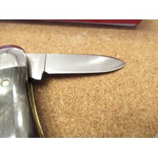 Queen 3 Blade Railsplitter Buffalo Horn  D-2 Steel