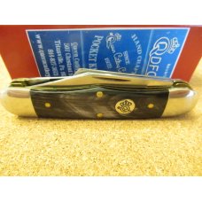Queen 3 Blade Railsplitter Buffalo Horn  D-2 Steel