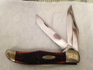 Case xx 6265SAB red bone folding hunter