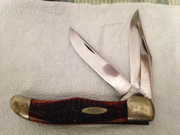 Case xx 6265SAB red bone folding hunter Case xx 6265SAB red bone folding hunter