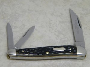Schatt & Morgan Titusville PA Genuine Bone 043046 Wharncliffe Whittler Knife c.2007