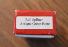 Robeson Railsplitter Antique Green Bone - Made by Queen Robeson Railsplitter Antique Green Bone - Made by Queen