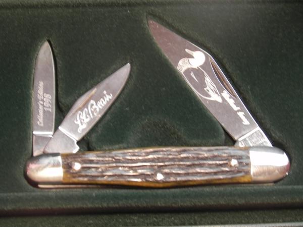 Vintage Boker Whittler Pocket Knife w Green Bone Handles & L.L. Bean Blade Etch +Boker Box -NOS Vintage Boker Whittler Pocket Knife w Green Bone Handles & L.L. Bean Blade Etch +Boker Box -NOS