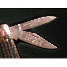 Vintage Boker Whittler Pocket Knife w Green Bone Handles & L.L. Bean Blade Etch +Boker Box -NOS Vintage Boker Whittler Pocket Knife w Green Bone Handles & L.L. Bean Blade Etch +Boker Box -NOS