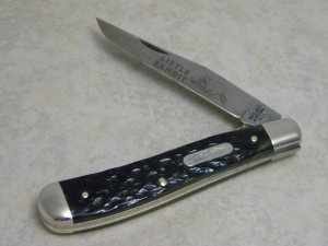 Parker - Frost USA 1978-5 (Schrade USA) Preferred Stock Series Bone Linerlock Trapper Knife
