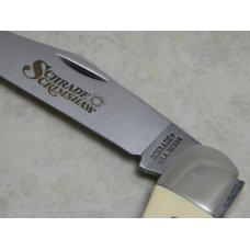 Schrade + USA SC524 Bears Scrimshaw Delrin Folding Hunter Knife c.1988 Schrade + USA SC524 Bears Scrimshaw Delrin Folding Hunter Knife c.1988