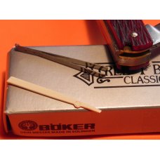 Unusual Boker Stockman (MDL#6066ZP II ) w Red Pick Bone Handles & Hidden Pick and Tweezers +Orig Box Unusual Boker Stockman (MDL#6066ZP II ) w Red Pick Bone Handles & Hidden Pick and Tweezers +Orig Box