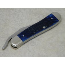 Case XX USA 2003 Blue Bone 61953 L SS Russlock Knife with American Flag Shield Case XX USA 2003 Blue Bone 61953 L SS Russlock Knife with American Flag Shield