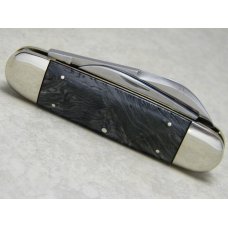 Bulldog Brand Germany Grey Slate Celluloid "Alaskan Malamute" Elephant Toe Knife in Box c.1995 Bulldog Brand Germany Grey Slate Celluloid "Alaskan Malamute" Elephant Toe Knife in Box c.1995