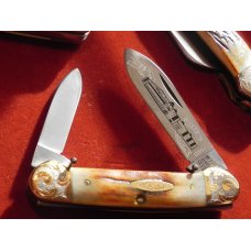 Case XX 1980 Canoe Set w Great Stag Handles & Blade Etching + Fancy Bolsters -M/NM -Collectors SET! Case XX 1980 Canoe Set w Great Stag Handles & Blade Etching + Fancy Bolsters -M/NM -Collectors SET!