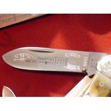 Case XX 1980 Canoe Set w Great Stag Handles & Blade Etching + Fancy Bolsters -M/NM -Collectors SET! Case XX 1980 Canoe Set w Great Stag Handles & Blade Etching + Fancy Bolsters -M/NM -Collectors SET!