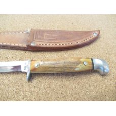 Case XX USA Stag Handle Fixed Blade M-5F Case XX USA Stag Handle Fixed Blade M-5F