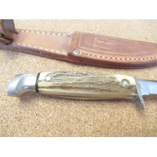 Case XX USA Stag Handle Fixed Blade M-5F Case XX USA Stag Handle Fixed Blade M-5F