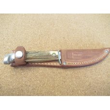 Case XX USA Stag Handle Fixed Blade M-5F Case XX USA Stag Handle Fixed Blade M-5F