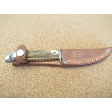Case XX USA Stag Handle Fixed Blade M-5F Case XX USA Stag Handle Fixed Blade M-5F
