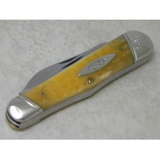 Case Classic 1995 Light Brown Bone 63046 Oval Shield Humpback Whittler Knife in Box Case Classic 1995 Light Brown Bone 63046 Oval Shield Humpback Whittler Knife in Box
