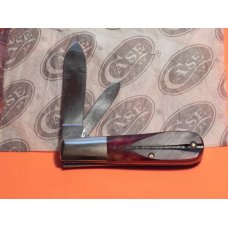 1940-65 Case xx Barlow w/ Genuine Sawcut Red Bone handles # 62009 -Great Snap and NO Wobble 1940-65 Case xx Barlow w/ Genuine Sawcut Red Bone handles # 62009 -Great Snap and NO Wobble