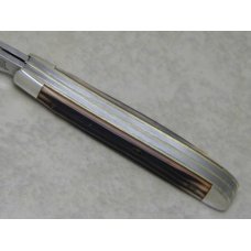Queen # 14 Imitation Winterbottom Bone Peanut Knife "Q" Dagger Tang Stamp - Etched - C. 1984-1990 Queen # 14 Imitation Winterbottom Bone Peanut Knife "Q" Dagger Tang Stamp - Etched - C. 1984-1990