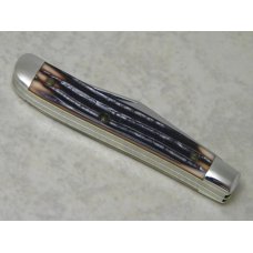 Queen # 14 Imitation Winterbottom Bone Peanut Knife "Q" Dagger Tang Stamp - Etched - C. 1984-1990 Queen # 14 Imitation Winterbottom Bone Peanut Knife "Q" Dagger Tang Stamp - Etched - C. 1984-1990
