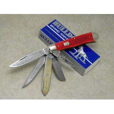 Bulldog Brand Solingen Germany Red Bone 20 Year Anniversary 5 Blade Trapper Knife in Box c.1998 Bulldog Brand Solingen Germany Red Bone 20 Year Anniversary 5 Blade Trapper Knife in Box c.1998
