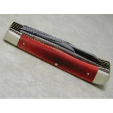 Bulldog Brand Solingen Germany Red Bone 20 Year Anniversary 5 Blade Trapper Knife in Box c.1998 Bulldog Brand Solingen Germany Red Bone 20 Year Anniversary 5 Blade Trapper Knife in Box c.1998