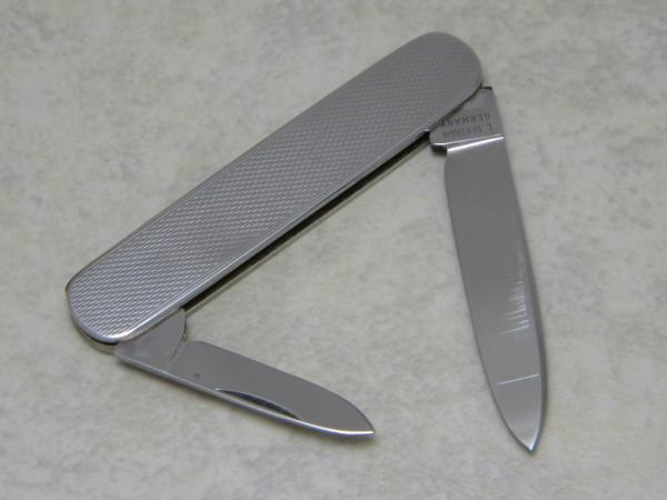 Hen & Rooster Solingen Stainless C. Bertram Germany Fancy Metal Pen Knife c.1950-1974 Hen & Rooster Solingen Stainless C. Bertram Germany Fancy Metal Pen Knife c.1950-1974
