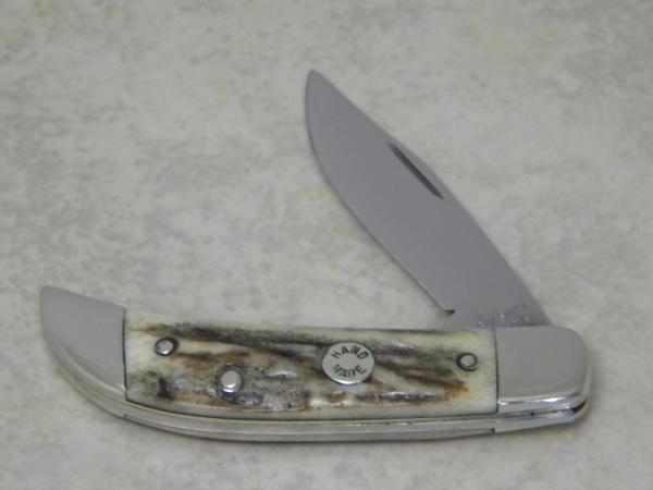 Custom Stag Slip Joint 1 Blade Folding Hunter Knife by B.W. Smith & Sons (A.M. Mayhall - C. 1960's) Custom Stag Slip Joint 1 Blade Folding Hunter Knife by B.W. Smith & Sons (A.M. Mayhall - C. 1960's)