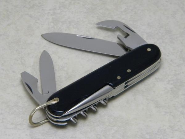 Vintage Henckels Triodur INOX Zwillingswerk Germany Black Camp Scout Utility Knife Vintage Henckels Triodur INOX Zwillingswerk Germany Black Camp Scout Utility Knife
