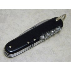 Vintage Henckels Triodur INOX Zwillingswerk Germany Black Camp Scout Utility Knife Vintage Henckels Triodur INOX Zwillingswerk Germany Black Camp Scout Utility Knife