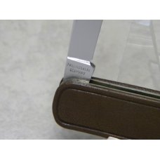 Vintage Henckels Triodur INOX Zwillingswerk Germany Brown Leather Gentleman's Lobster Knife Vintage Henckels Triodur INOX Zwillingswerk Germany Brown Leather Gentleman's Lobster Knife