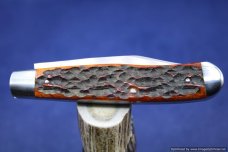 Todd Davison Red Jig Bone Folder. #1615 Todd Davison Red Jig Bone Folder. #1615