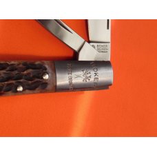 Vintage Boker (Tree Brand) 2 Blade Barlow with Beautiful Pick Bone Handles! -M/NM & NOS Vintage Boker (Tree Brand) 2 Blade Barlow with Beautiful Pick Bone Handles! -M/NM & NOS