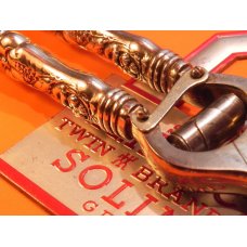 Vintage J A Henckels "Twinworks" Poultry Shears -Solingen Germany -Highly Detailed Floral Handles