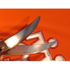 Vintage J A Henckels "Twinworks" Poultry Shears -Solingen Germany -Highly Detailed Floral Handles