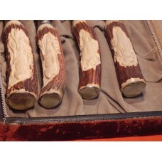 J A Henckels Carving Set Large Carving Knife Beef & Bird slicing knives & Fork -Stag Handles