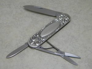 Towle Stainless Solingen Germany Sterling Silver Lobster Knife with Scissors