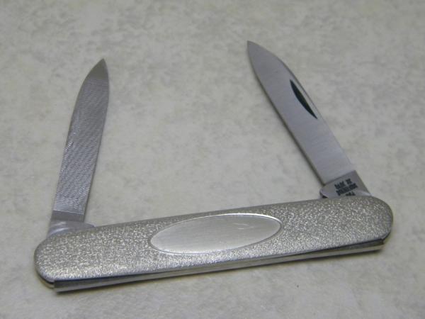 Case XX Stainless USA 1970's Metal C M279F Pen Knife with File "Never produced - Sample Only" Case XX Stainless USA 1970's Metal C M279F Pen Knife with File "Never produced - Sample Only"