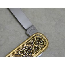 Bierhoff Solingen Rostfrei Stainless Toledo Scale Advertising Gentleman's Lobster Knife Bierhoff Solingen Rostfrei Stainless Toledo Scale Advertising Gentleman's Lobster Knife