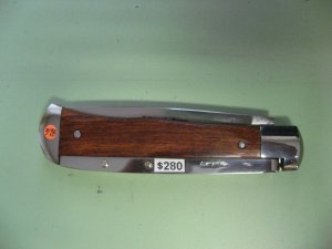 SCHATT & MORGAN #3 EXPRESS AUTO DESERT IRON WOOD DROP POINT 